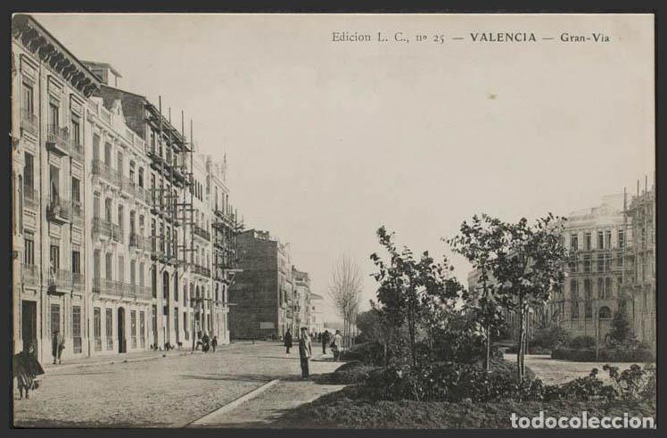 Postales: Valencia. VALENCIA. Gran V&iacute;a. - Foto 1