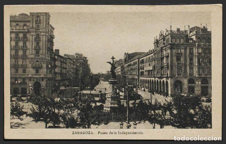 Postales: Zaragoza. ZARAGOZA. Paseo de la Independencia. - Foto 1