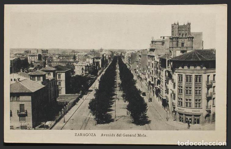 Postales: Zaragoza. ZARAGOZA. Avenida del General Mola. - Foto 1