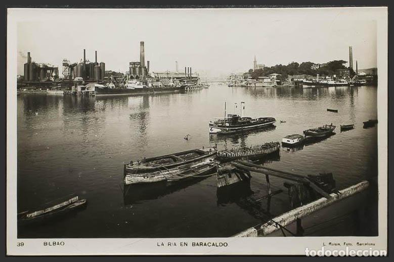 Postales: Vizcaya. BARACALDO. La R&iacute;a. - Foto 1