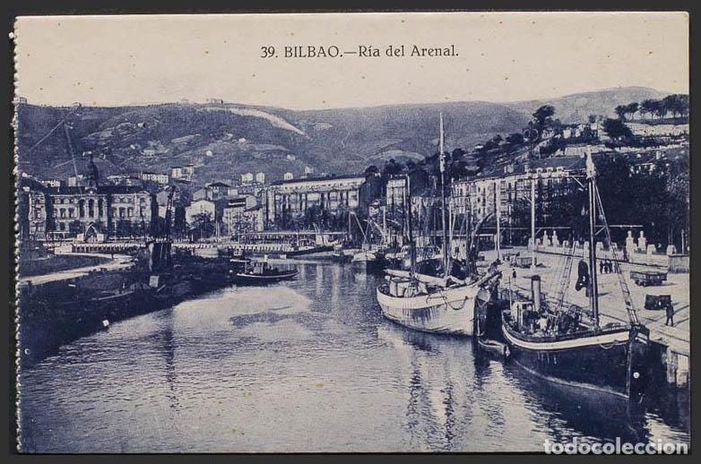 Postales: Vizcaya. BILBAO. R&iacute;a del Arenal. - Foto 1