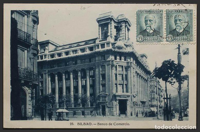 Postales: Vizcaya. BILBAO. Banco de Comercio. - Foto 1