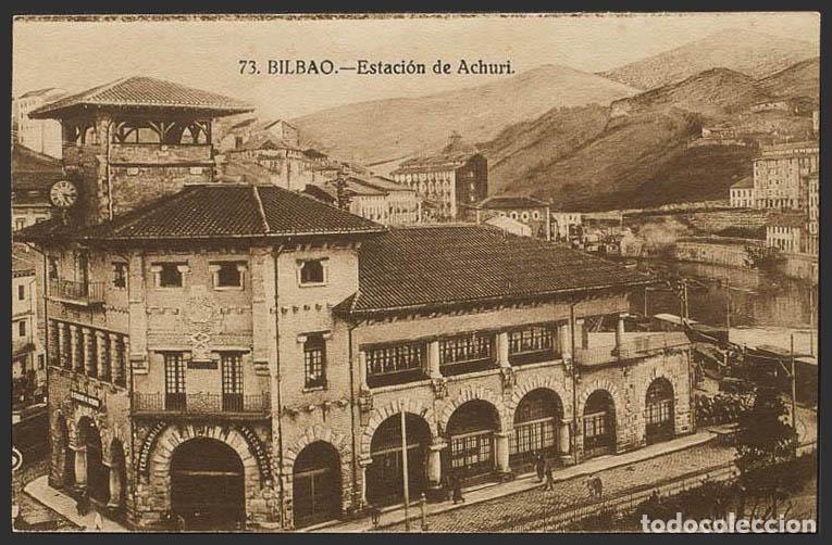 Postales: Vizcaya. BILBAO. Estaci&oacute;n de Achurl. - Foto 1