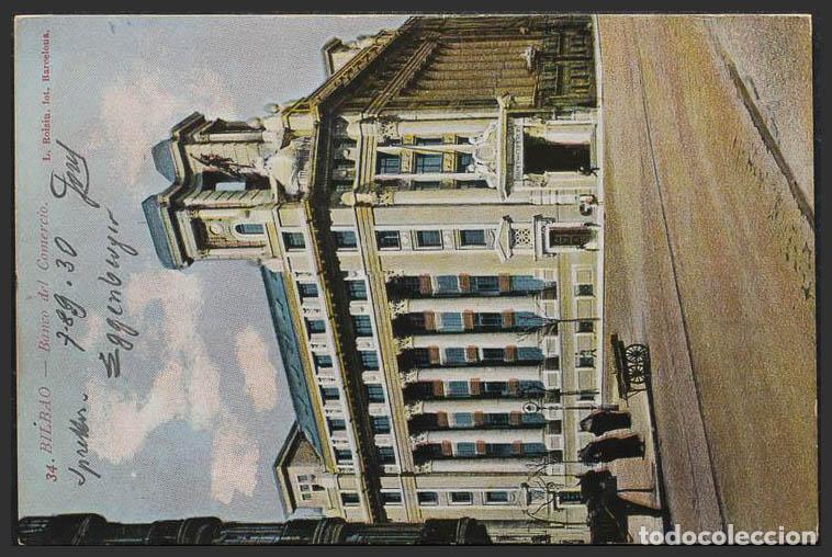 Postales: Vizcaya. BILBAO. Banco del Comercio. - Foto 1