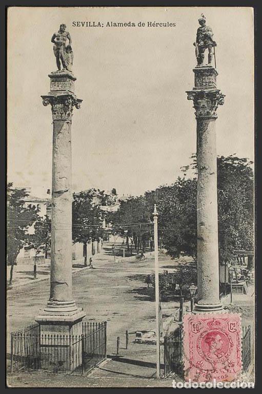 Postales: Sevilla. SEVILLA. Alameda de H&eacute;rcules. - Foto 1