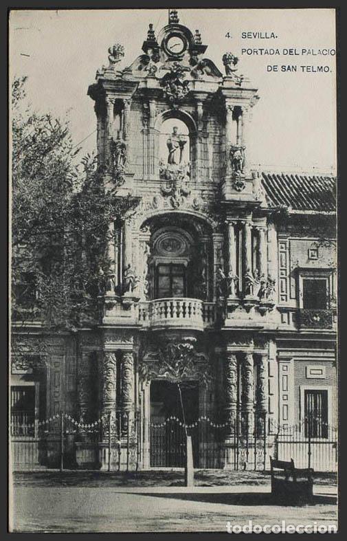 Postales: Sevilla. SEVILLA. Palacio de San Telmo. Portada. - Foto 1