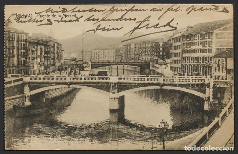 Postales: Vizcaya. BILBAO. Puente de la Merced. - Foto 1