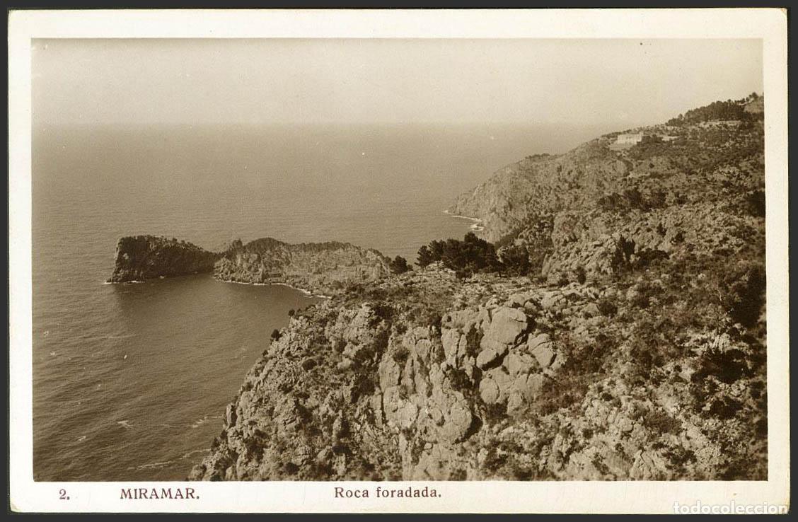 Postales: Baleares. MALLORCA. Miramar. Roca Foradada. - Foto 1