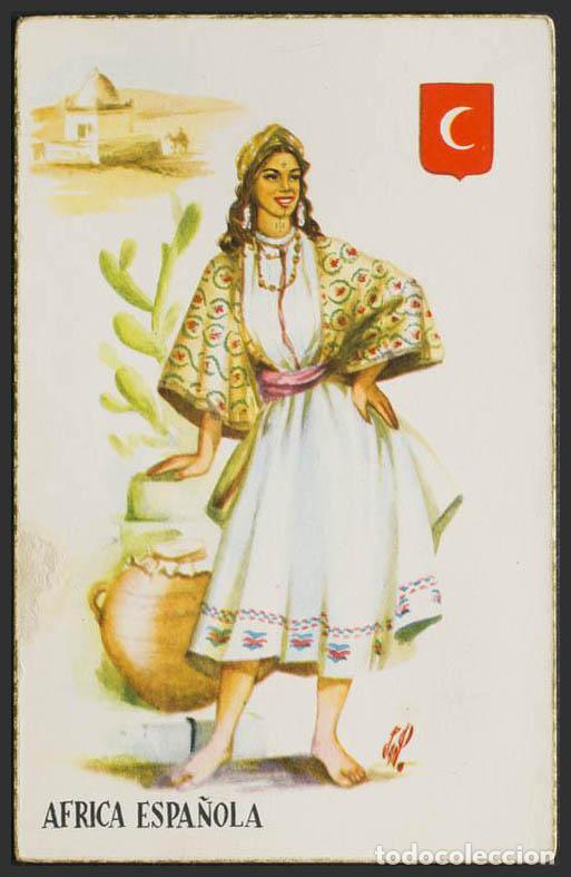 Postales: Otros Apartados. AFRICA ESPA&Ntilde;OLA. Trajes regionales.