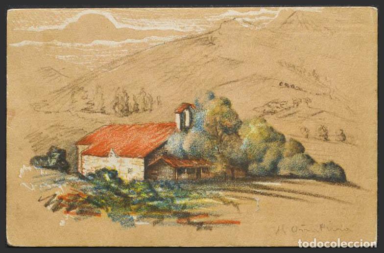 Postales: Guip&uacute;zcoa. HERNANI. Ermita de Ziku&ntilde;aga. - Foto 1