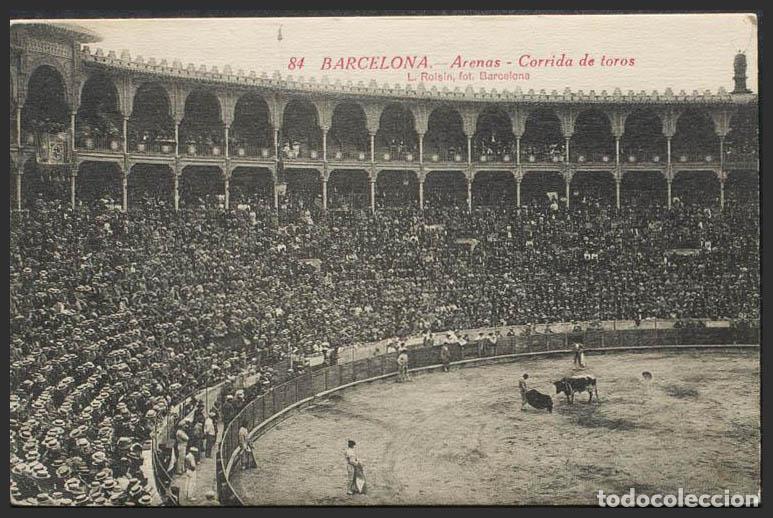 Postales: Barcelona. Arenas. Corrida de toros. - Foto 1