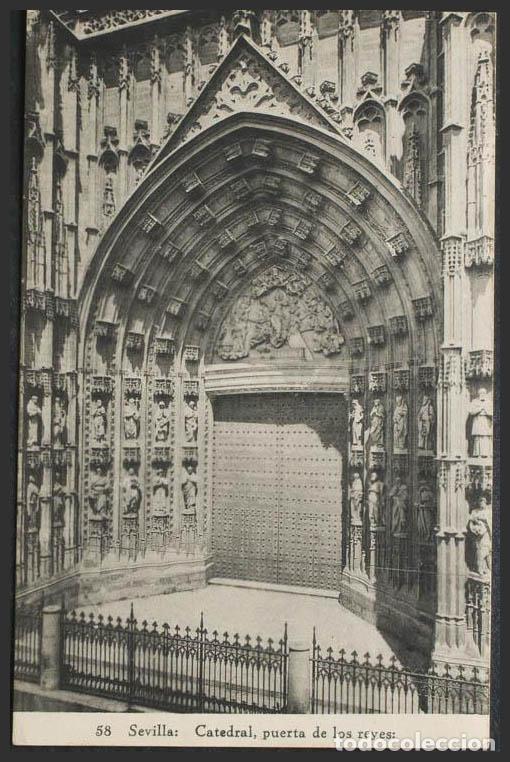 Postales: Sevilla. SEVILLA. Catedral. Puerta principal. - Foto 1