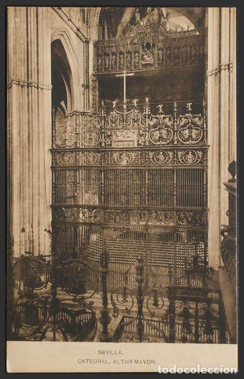 Postales: Sevilla. SEVILLA. Catedral. Altar Mayor. - Foto 1