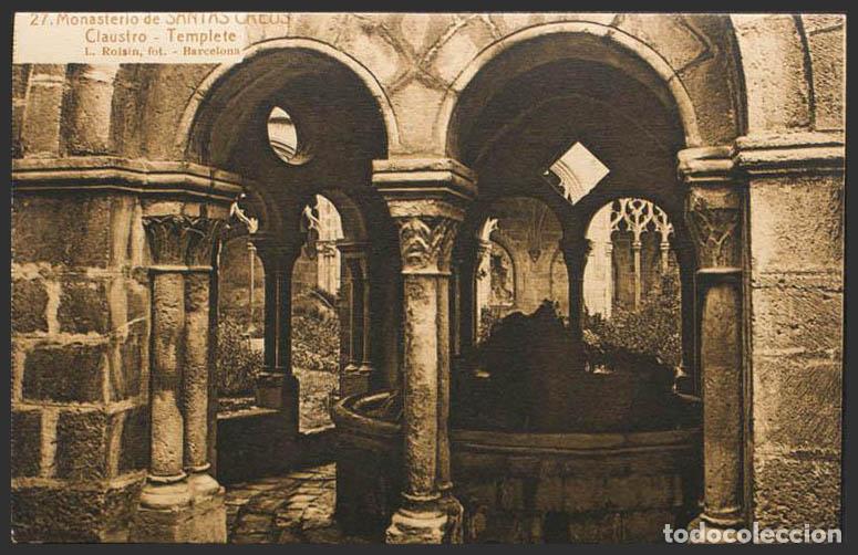 Postales: Tarragona. SANTES CREUS. Monasterio. Claustro. Templete. - Foto 1