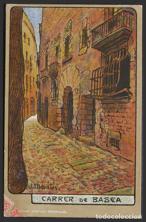 Postales: Barcelona. Carrer de Basea. J. Morales. RENOM - Foto 1