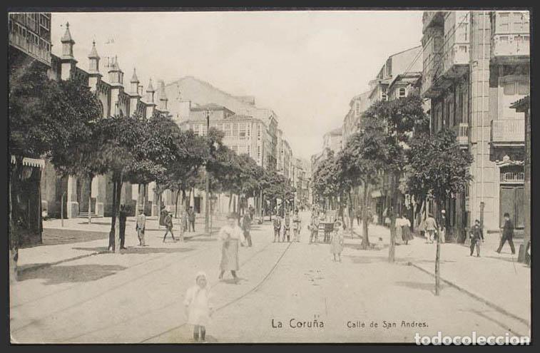Postales: Coru&ntilde;a. Calle de San Andr&eacute;s. - Foto 1