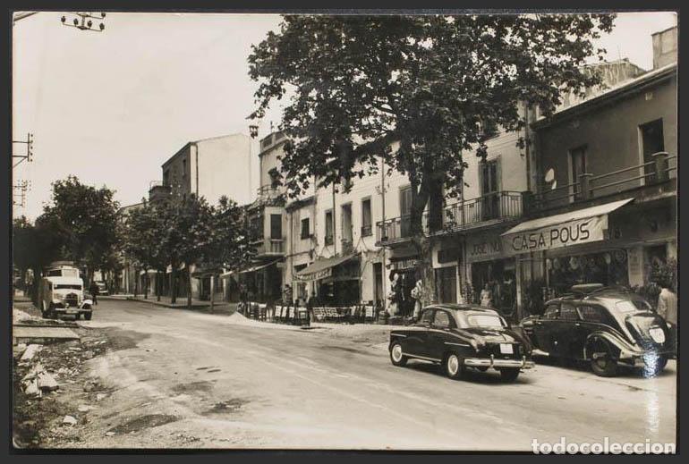 Postales: Gerona. LOS LIMITES (Le Perthus). Avenida principal. - Foto 1