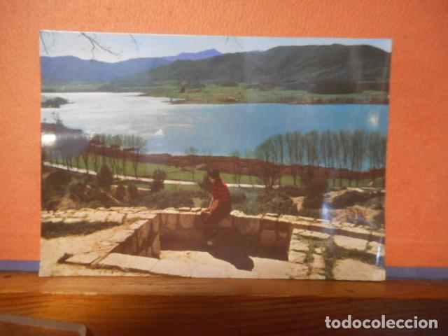 Postales: BONITA POSTAL CIRCULADA. BA&Ntilde;OLAS. GERONA - Foto 1