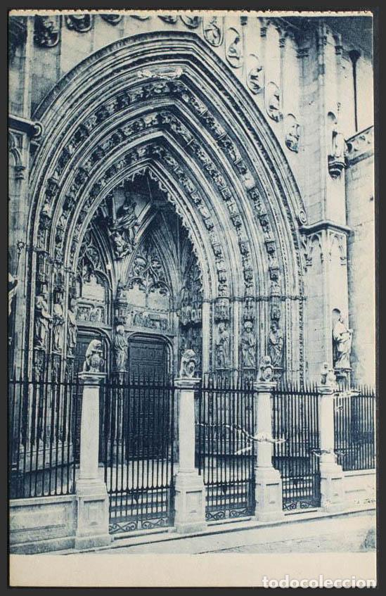 Postales: Toledo. TOLEDO. La Catedral. Puerta de los Leones. - Foto 1