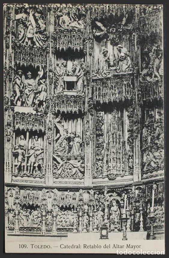 Postales: Toledo. TOLEDO. La Catedral. Retablo del Altar Mayor. - Foto 1