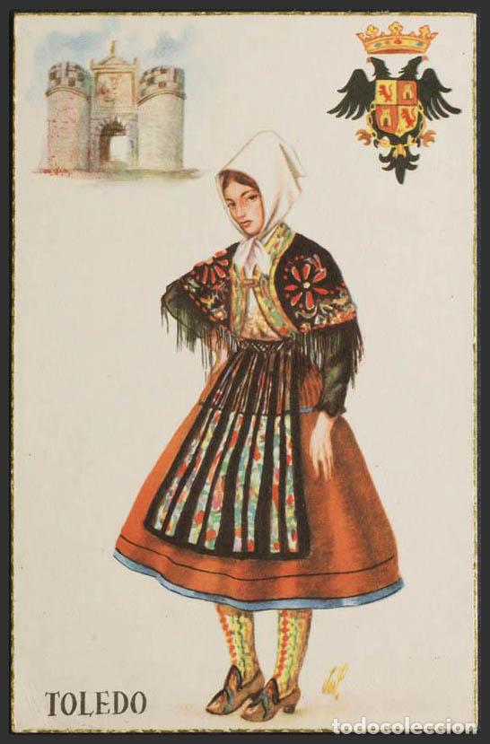 Postales: Toledo. TOLEDO. Trajes regionales. - Foto 1