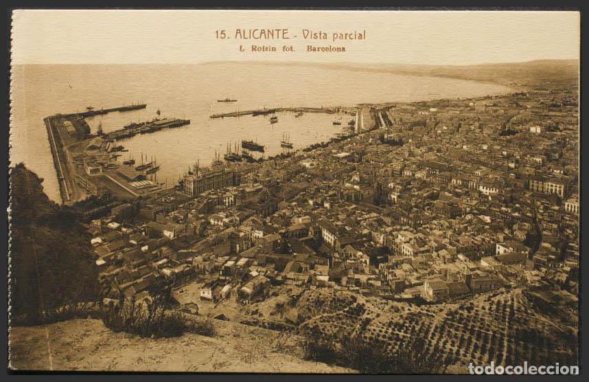 Cartoline: Alicante. ALICANTE. Vista parcial. Roisin N&ordm;15.