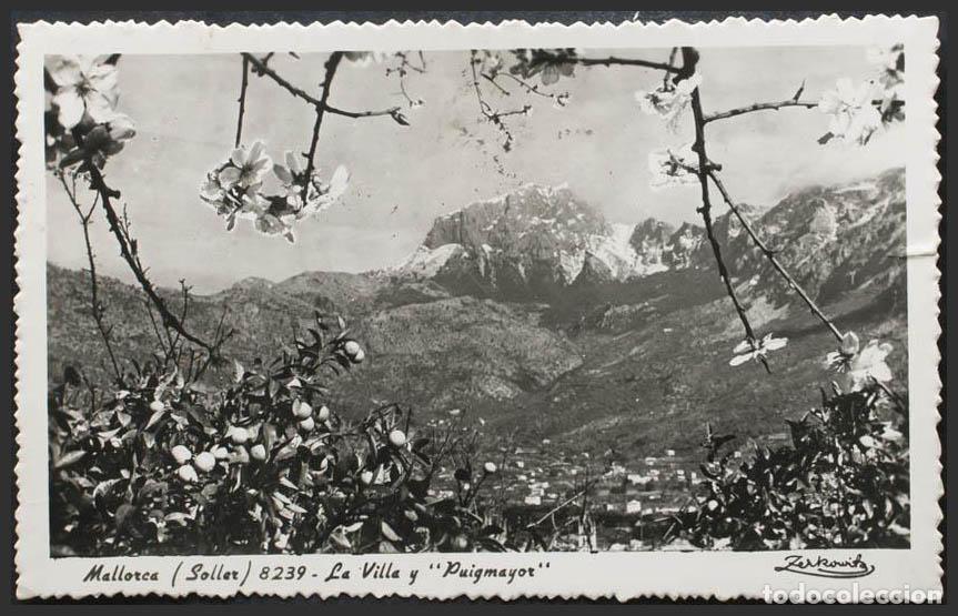 Postales: Baleares. MALLORCA. Soller. La Villa y Puigmayor. - Foto 1