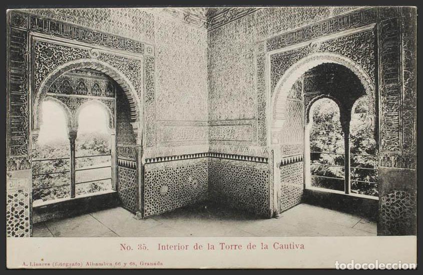 Postales: Granada. GRANADA. Alhambra. Interior de la Torre de la Cautiva. - Foto 1