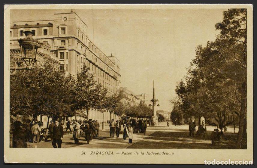 Postales: Zaragoza. ZARAGOZA. Paseo de la Independencia. - Foto 1