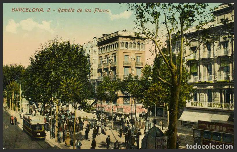Postales: Barcelona. BARCELONA. Rambla de las Flores. - Foto 1