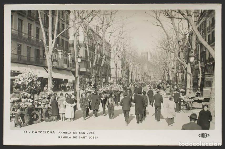 Postales: Barcelona. BARCELONA. Rambla de San Jos&eacute;. - Foto 1