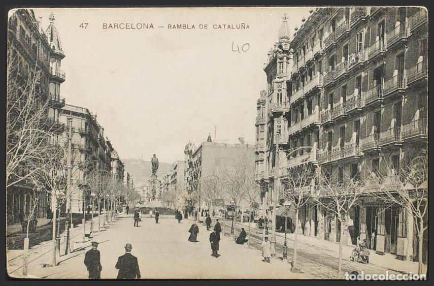 Postales: Barcelona. BARCELONA. Rambla de Catalu&ntilde;a. - Foto 1