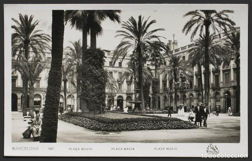 Postales: Barcelona. BARCELONA. Plaza Maci&aacute;. - Foto 1