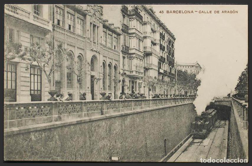 Postales: Barcelona. BARCELONA. Calle de Arag&oacute;n. - Foto 1
