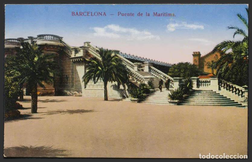 Postales: Barcelona. BARCELONA. Puente de la Mar&iacute;tima. - Foto 1