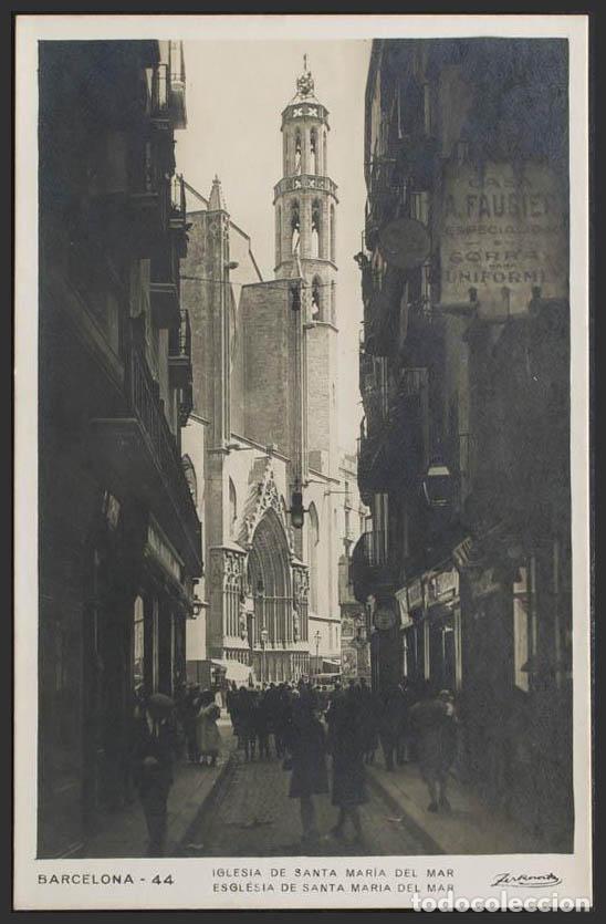 Postcards: Barcelona. BARCELONA. Santa Mar&iacute;a del Mar.