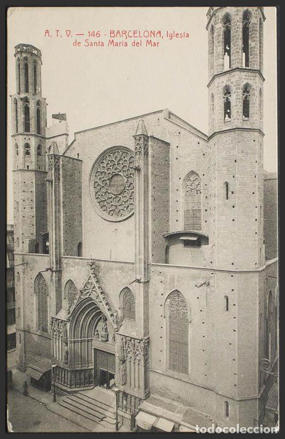 Postkarten: Barcelona. BARCELONA. Santa Mar&iacute;a del Mar.