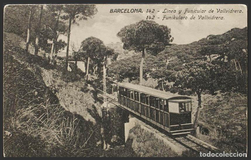 Postales: Barcelona. BARCELONA. Funicular de Vallvidriera. - Foto 1