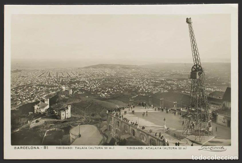 Postales: Barcelona. BARCELONA. Tibidabo. Atalaya. - Foto 1