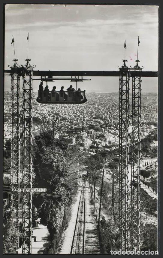 Postales: Barcelona. BARCELONA. Tibidabo. Cesta a&eacute;rea. - Foto 1