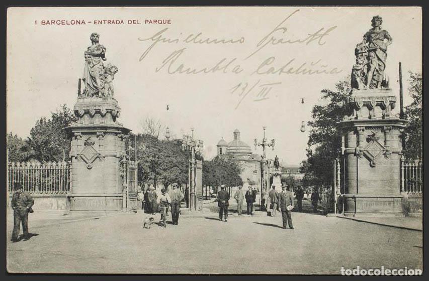 Postales: Barcelona. BARCELONA. Entrada del Parque. - Foto 1
