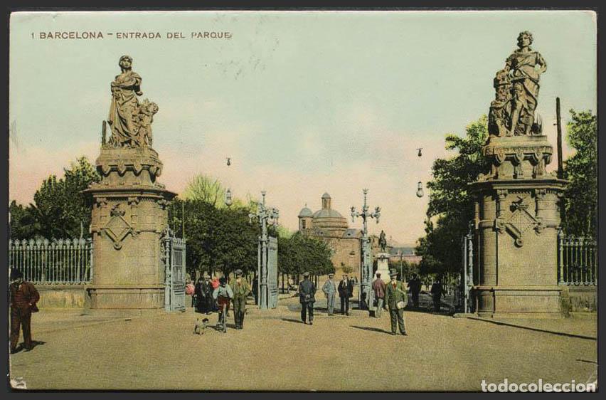 Postales: Barcelona. BARCELONA. Entrada del Parque. - Foto 1