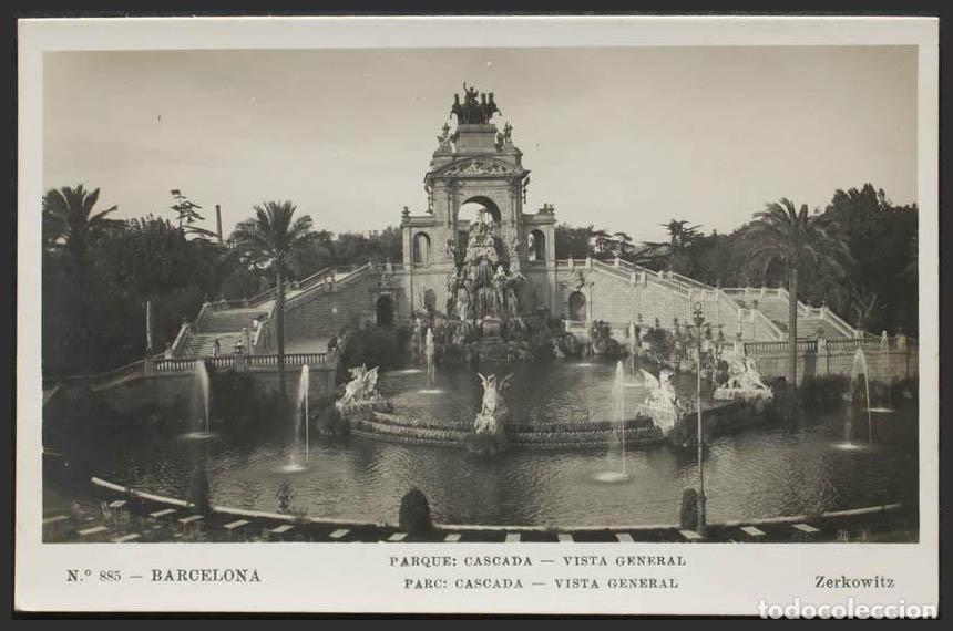 Postales: Barcelona. BARCELONA. Cascada del Parque. Vista general. - Foto 1