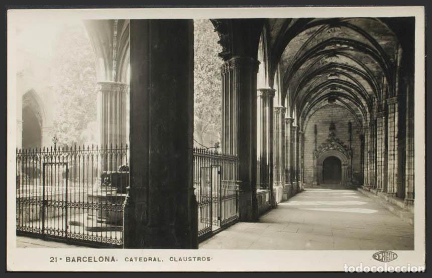 Postales: Barcelona. BARCELONA. Catedral. Claustros. - Foto 1