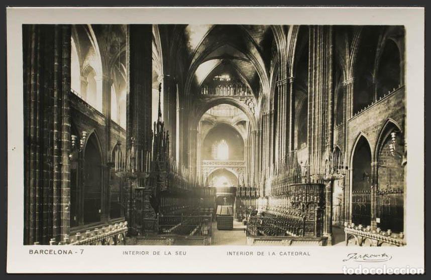 Postales: Barcelona. BARCELONA. Catedral. Interior. - Foto 1