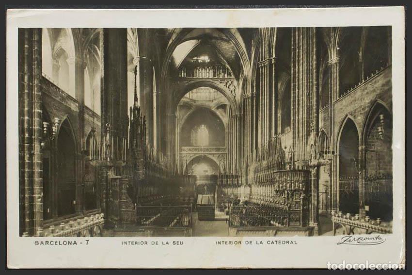 Postales: Barcelona. BARCELONA. Catedral. Interior. - Foto 1