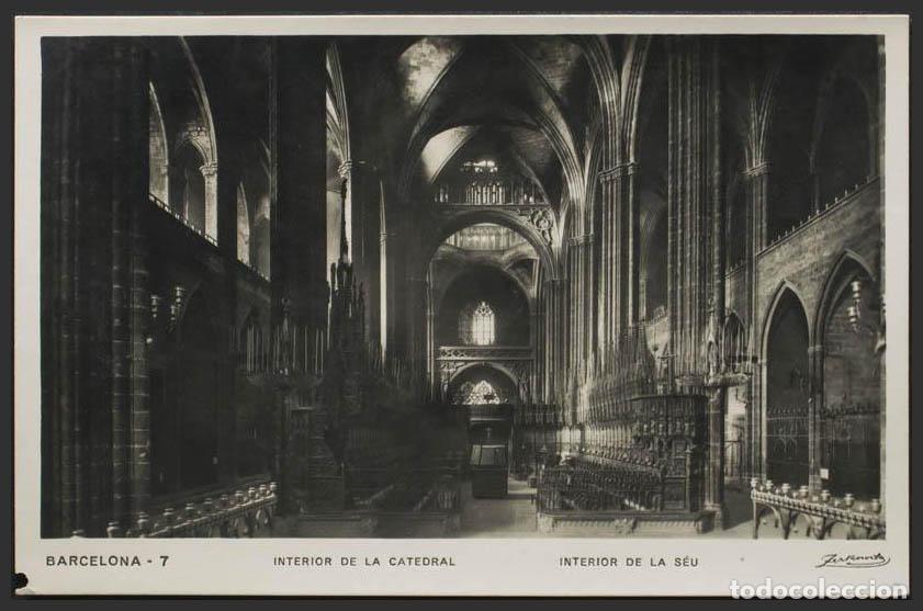 Postales: Barcelona. BARCELONA. Catedral. Interior. - Foto 1