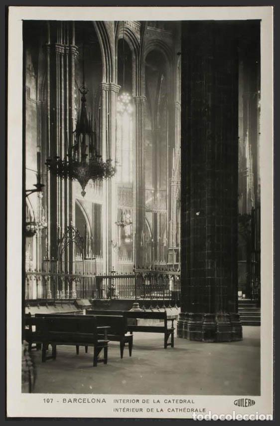 Postales: Barcelona. BARCELONA. Catedral. Interior. - Foto 1