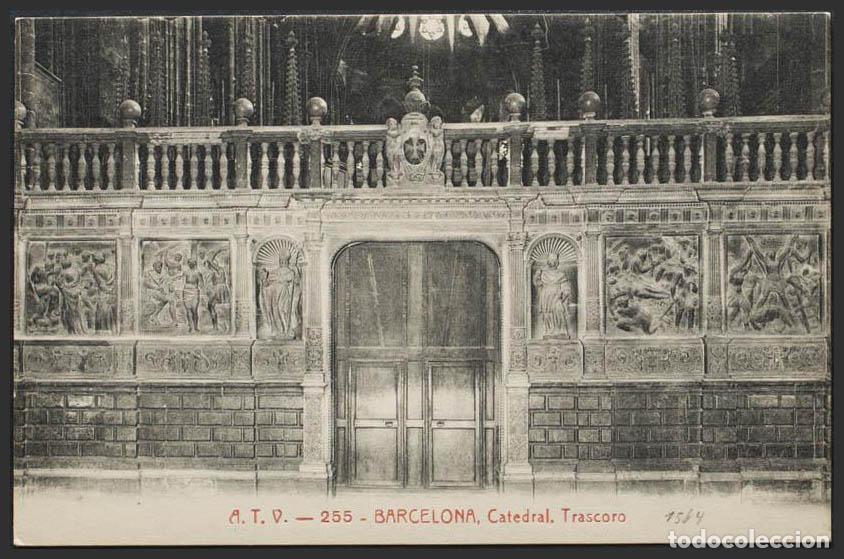 Postales: Barcelona. BARCELONA. Catedral. Trascoro. - Foto 1