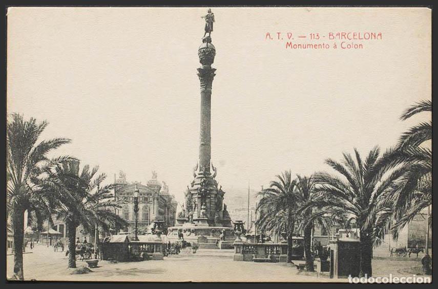 Postales: Barcelona. BARCELONA. Monumento a Col&oacute;n. - Foto 1